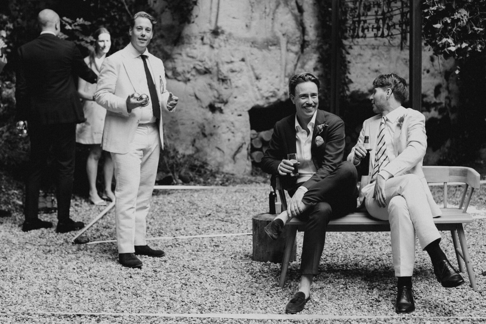 Jeu de Boules afternoon at wedding